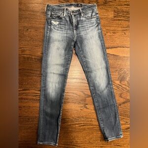 Adriano Goldschmied AG the stevie ankle slim straight ankle jeans size 25R